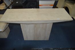 Marble Effect Hall Table 45x135cm