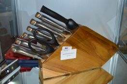 Sabatier Stainless Steel Knife Set 10pce