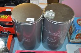 Two Wedding Time Tins