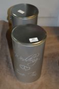 Two Wedding Time Gift Tins