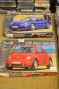 Two Model Vehicles Porsche 911 and VW Beetle