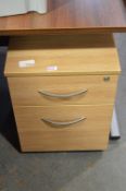 *Light Oak Two Drawer Filing Cabinet