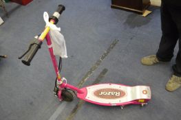 Pink Razor Electric Scooter