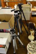 Three Camera Tripods