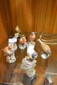 Collection of Royal Worcester Small British Birds Figures