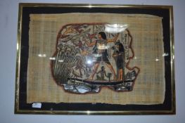 Egyptian Painting on Papyrus