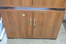 *Walnut Effect Two Drawer Cupboard