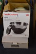 Morphy Richards Digital Jug Scale, Glass Jewellery Box and Light Shades