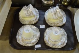 Royal Vale Gilt Decorated Part Tea Set