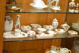 Royal Albert Old Country Roses Pottery; Vases, Dishes, Trinket Trays, etc.