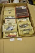Box of Lledo Days Gone Diecast Vehicles