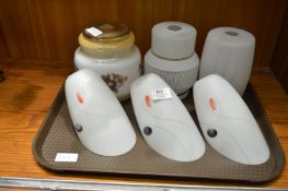 Selection of White Glass Light Shades