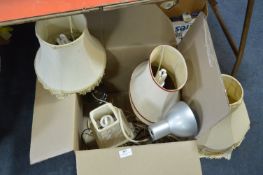 Four Tables Lamps with Shades