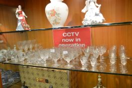 Selection of Drinking Glassware; Wine Spirit and Liqueur Glasses