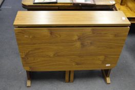 Melamine Wood Effect Drop Leaf Dining Table