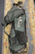 Taylormade Golf Bag with Slazenger, Ben Sayers and other Golf Clubs