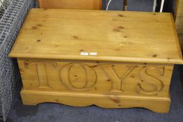 Pine Toy Box