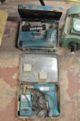 Two Makita Cordless Drills