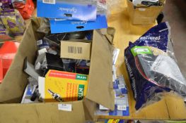 *Box Containing Car Stereo Components