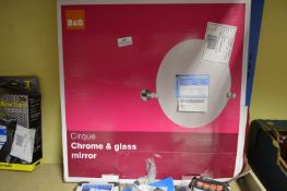 *B&Q Cirque Chrome and Glass Mirror