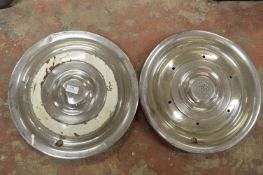 *Two Rolls Royce Stainless Steel Wheel Trims
