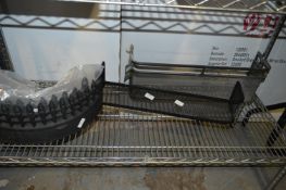 Two Cast Iron Fire Fronts and Two Spark Guards