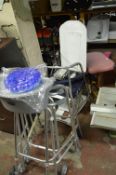 Assorted Mobility Aids Including Walking Frames, Electric Bath Chair and Footstool etc.
