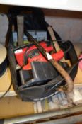 Toolbox Containing Assorted Hand Tools; Crowbars, Orbital Sander, Hammers, Mallets, etc.