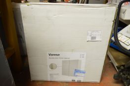 *Vravse Double Door Mirrored Cabinet