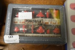 Twelve Piece Powerfix Router Bit Set