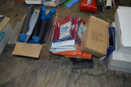 *Assorted Office Stationery; Filing Trays, Folders, Lever Arch Folder, etc.