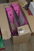 *Eight Pink Lever Arch Folders