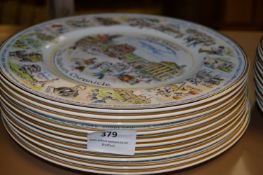 *10 Oldham Chronicle Limited Edition Plates on English Bone China by Jenny Hinchcliffe
