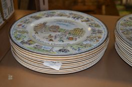 *10 Oldham Chronicle Limited Edition Plates on English Bone China by Jenny Hinchcliffe