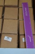 *Ten Packs Containing 50 30cm Biodegradable Rulers