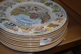 *10 Oldham Chronicle Limited Edition Plates on English Bone China by Jenny Hinchcliffe