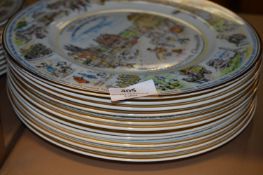 *10 Oldham Chronicle 150th Anniversary Commemorative Bone China Plates