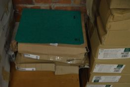 *Three Boxes Containing 50 Green Document Wallets