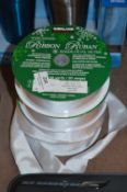 *Four Rolls of Wire Edged Ribbon