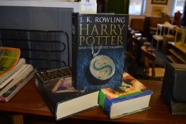 Three Harry Potter First Edition Books