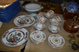 Grafton Floral Decorated Tea Set, Indian Pattern P