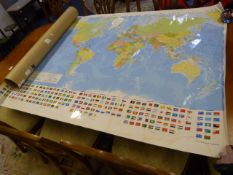 Large Wall Map of the World