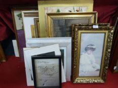 Quantity of Assorted Framed Prints
