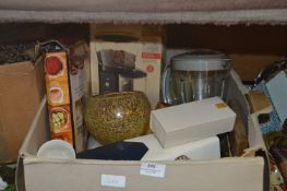 Large Box Containing Coffee Grinder, Blender, Kenw