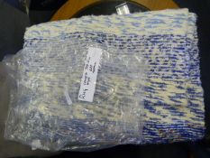 Large Blue & White Rug 7'6