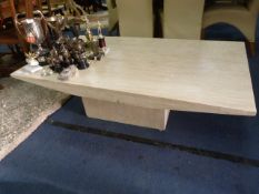 Marble Effect Rectangular Coffee Table