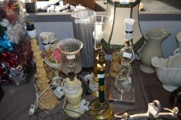 Ten Assorted Table Lamps