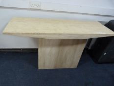 Marble Effect Hall Table