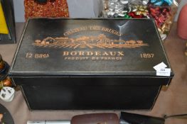Leather Cased Box For Twelve Bottles of Wine