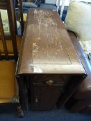 Oak Drop Leaf Dining Table